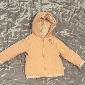 Primark Peach Hooded Kids Jacket